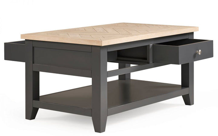 Bordeaux Coffee Table - Dark Grey - The Bed House