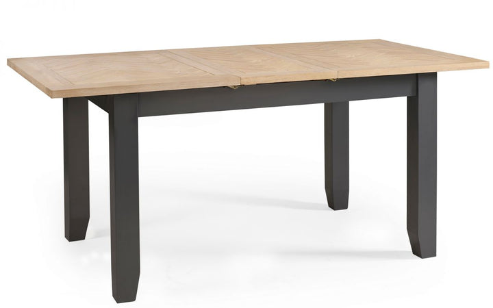 Bordeaux Extending Dining Table - Dark Grey - The Bed House