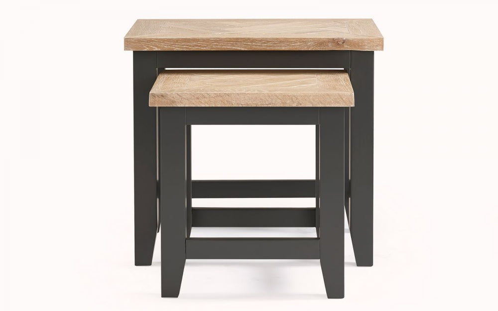 Bordeaux Nest of Tables - Dark Grey - The Bed House