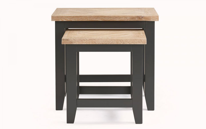 Bordeaux Nest of Tables - Dark Grey - The Bed House