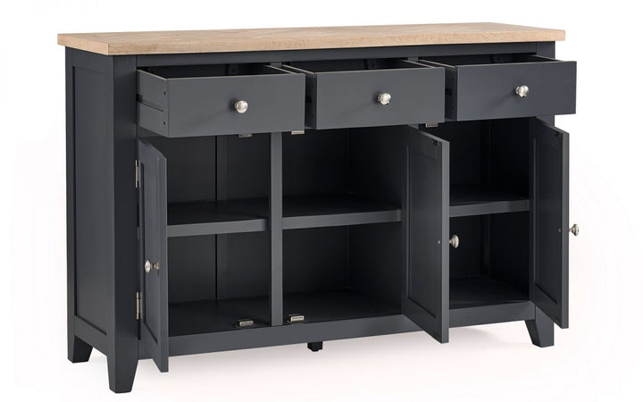 Bordeaux Sideboard - Dark Grey - The Bed House