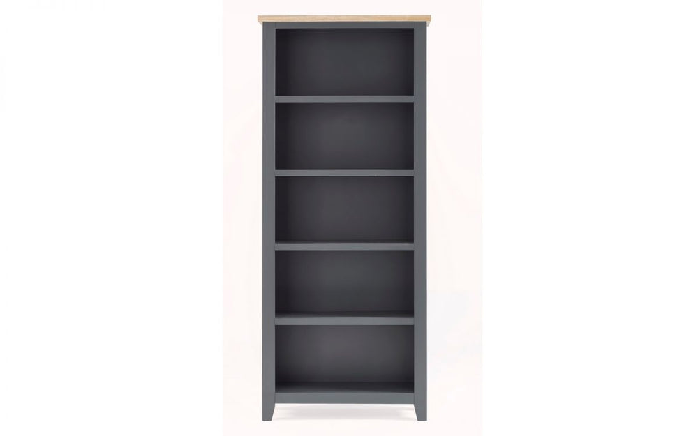 Bordeaux Tall Bookcase - Dark Grey - The Bed House