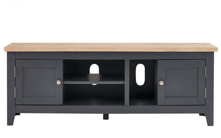 Bordeaux TV Unit - Dark Grey - The Bed House