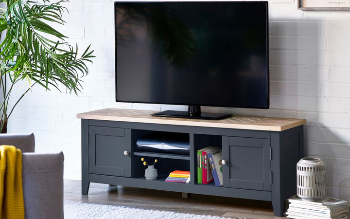 Bordeaux TV Unit - Dark Grey - The Bed House