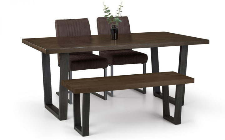 Brooklyn Dining Table - Dark Oak - The Bed House