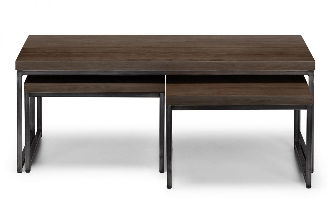 Brooklyn Nesting Coffee Tables - Dark Oak - The Bed House