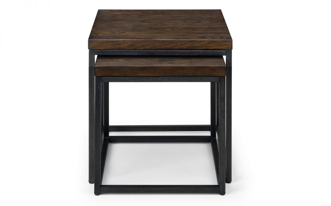 Brooklyn Nesting Lamp Tables - Dark Oak - The Bed House