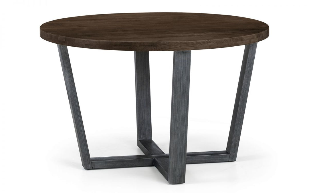 Brooklyn Round Table - Dark Oak - The Bed House