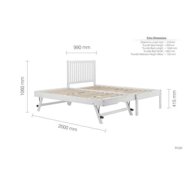 Buxton Trundle Bed - The Bed House