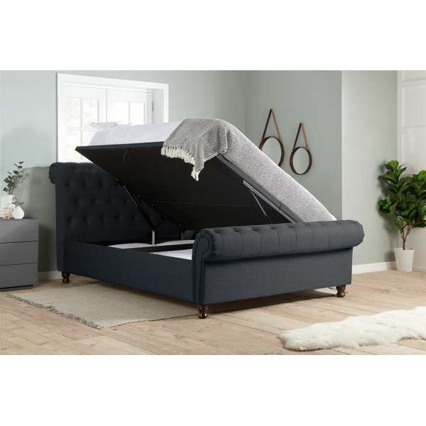 Castello Side Lift Ottoman Bed - The Bed House