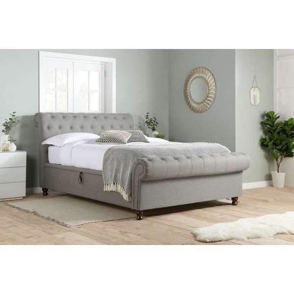 Castello Side Lift Ottoman Bed - The Bed House