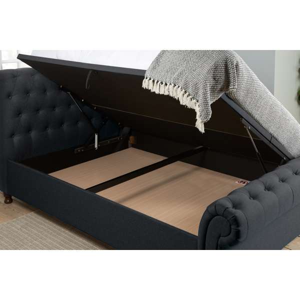 Castello Side Lift Ottoman Bed - The Bed House