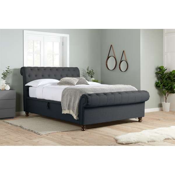 Castello Side Lift Ottoman Bed - The Bed House