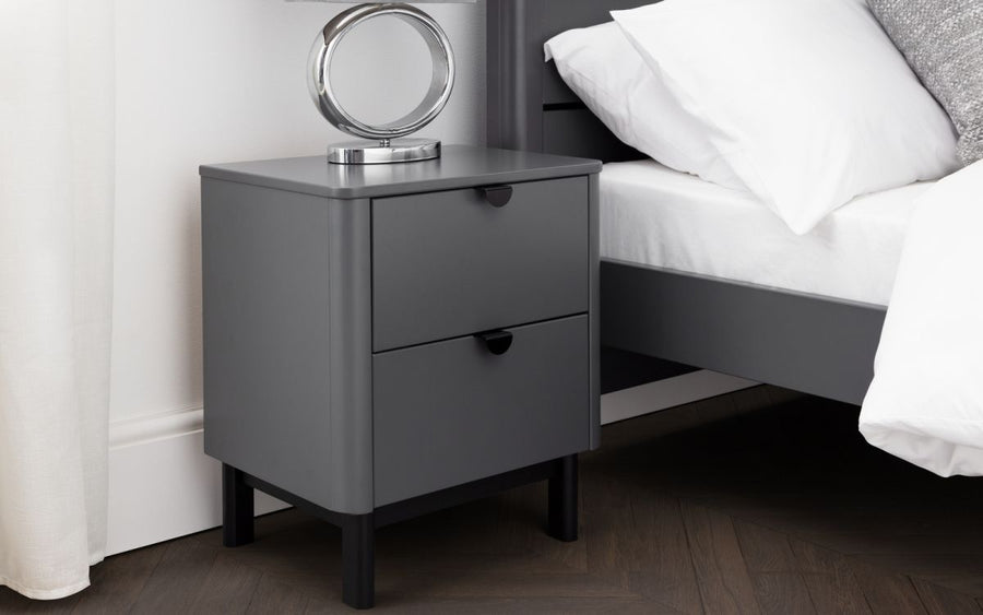 Chloe 2 Drawer Bedside - The Bed House