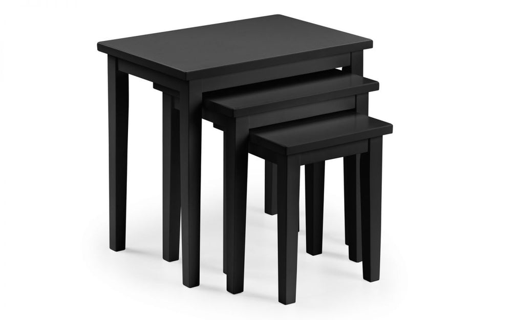 Cleo Nest of Tables - Black - The Bed House