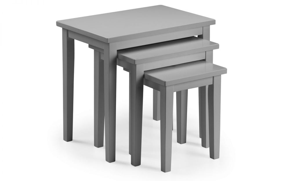 Cleo Nest of Tables - Lunar Grey - The Bed House