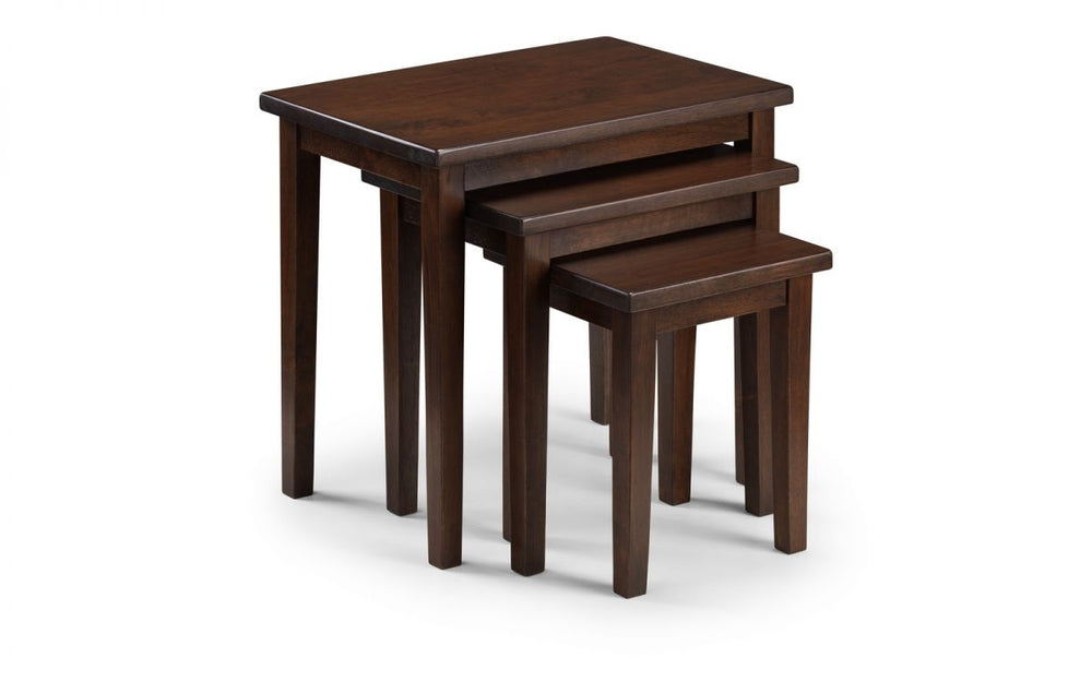 Cleo Nest of Tables - Mahogany - The Bed House