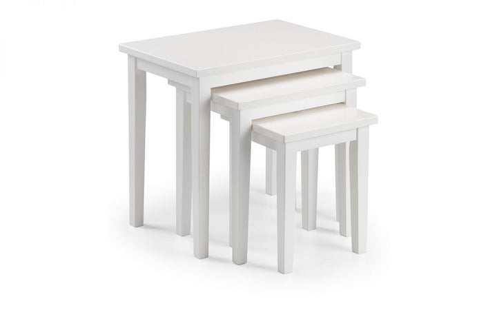 Cleo Nest of Tables - White - The Bed House