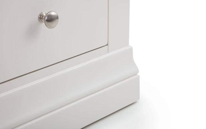 Clermont 3+2 Drawer Chest - White - The Bed House