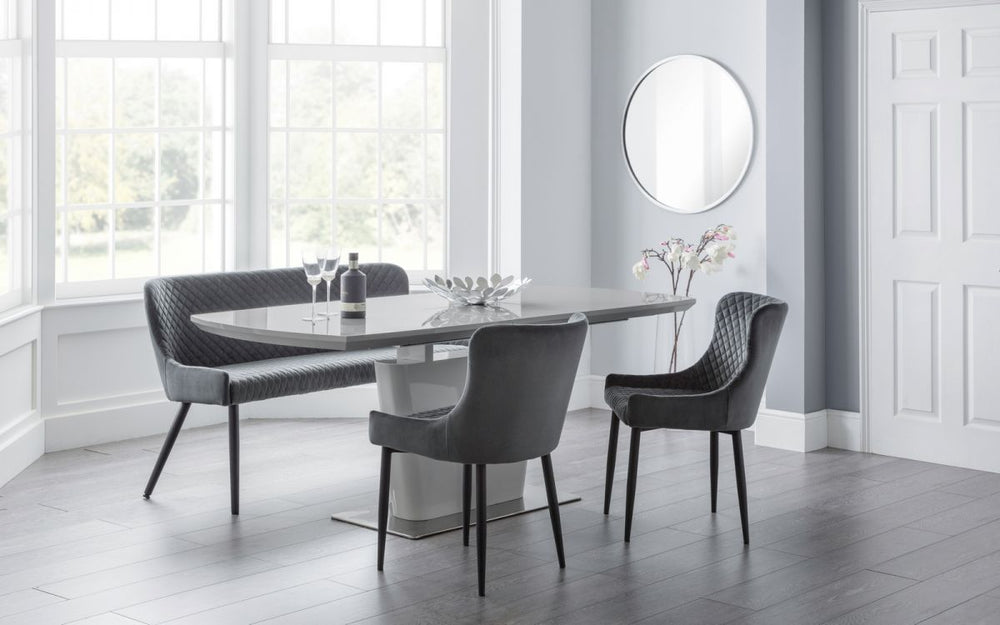 Como Extending Dining Table - Grey - The Bed House