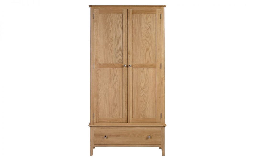 Cotswold 2 Door 1 Drawer Wardrobe - The Bed House