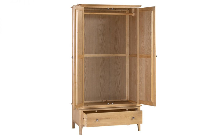 Cotswold 2 Door 1 Drawer Wardrobe - The Bed House