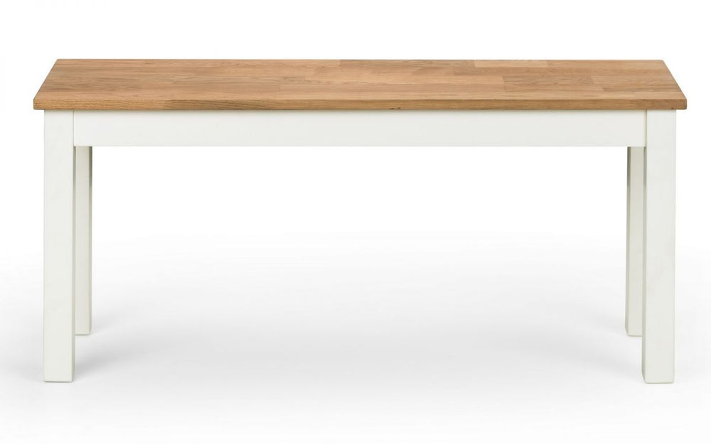 Coxmoor Bench - Ivory & Oak - The Bed House