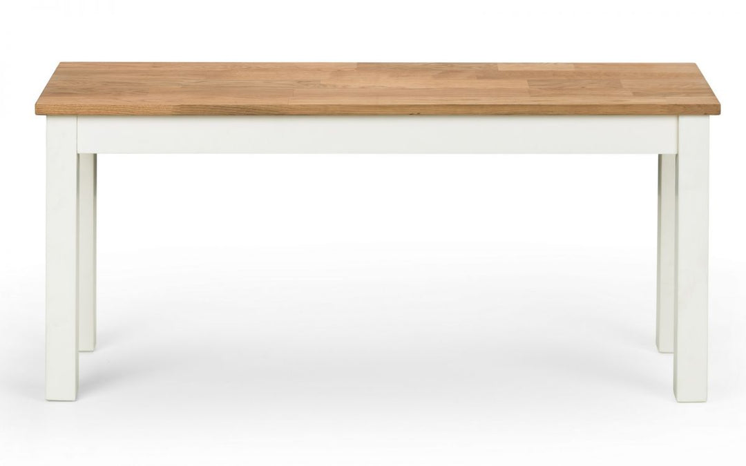 Coxmoor Bench - Ivory & Oak - The Bed House