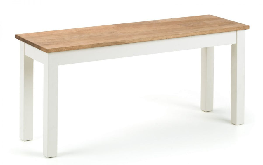 Coxmoor Bench - Ivory & Oak - The Bed House