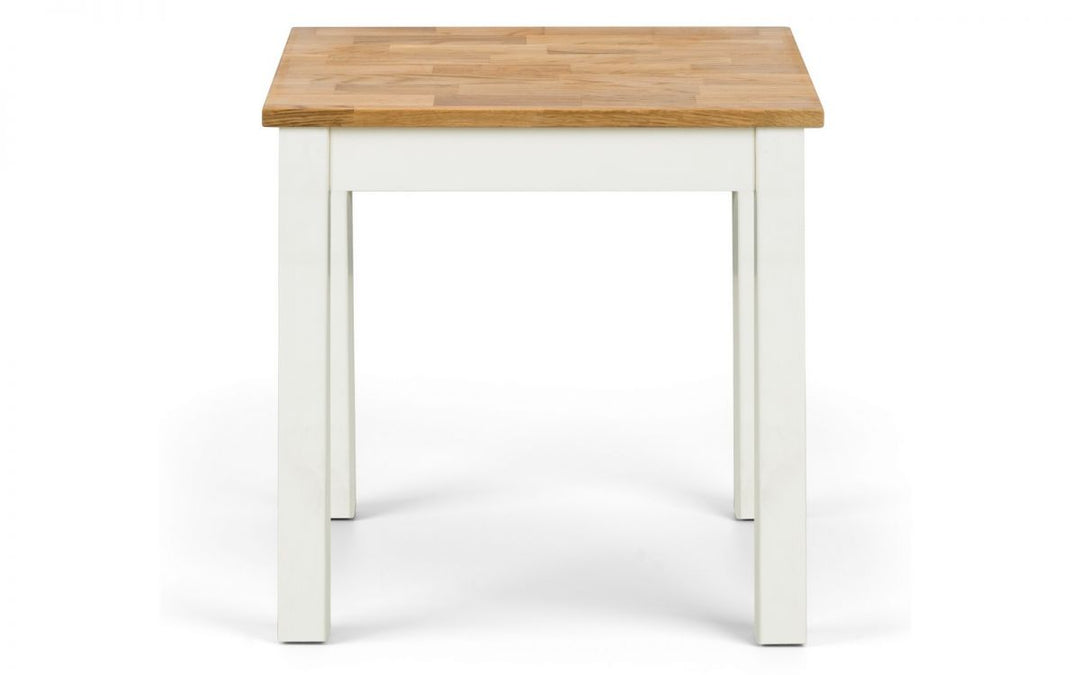 Coxmoor Lamp Table - Ivory & Oak - The Bed House