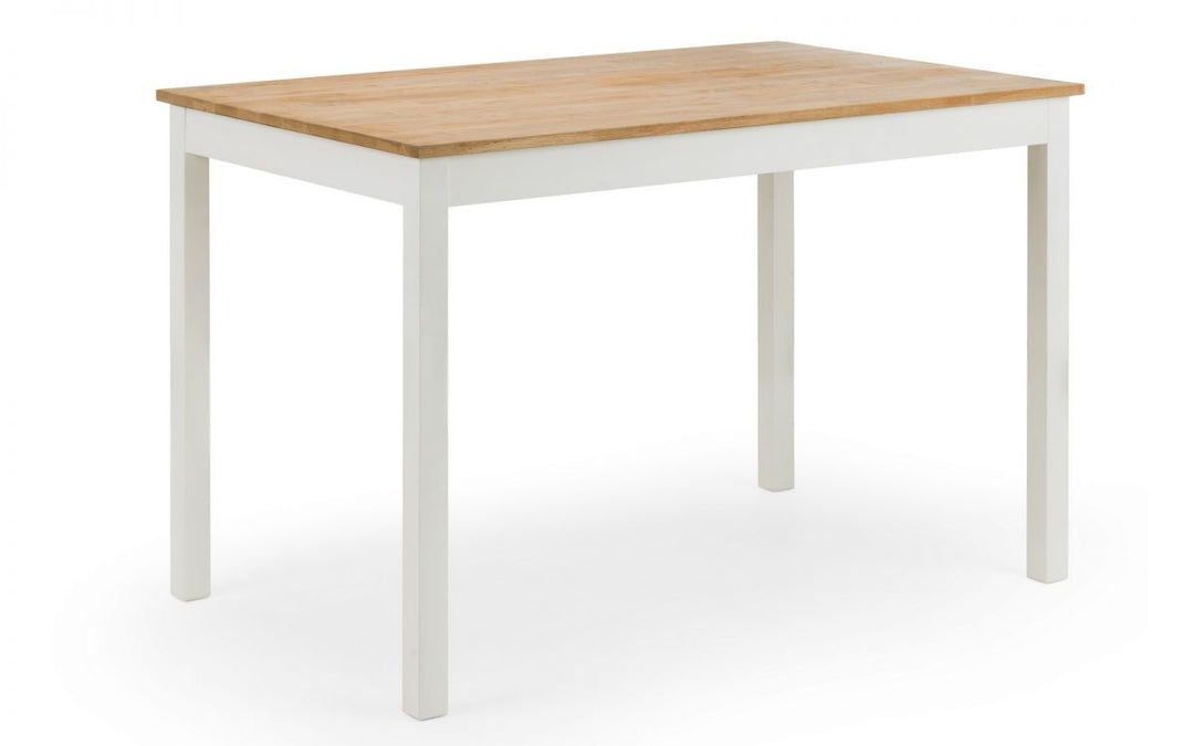 Coxmoor Rectangular Dining Table - Ivory & Oak - The Bed House