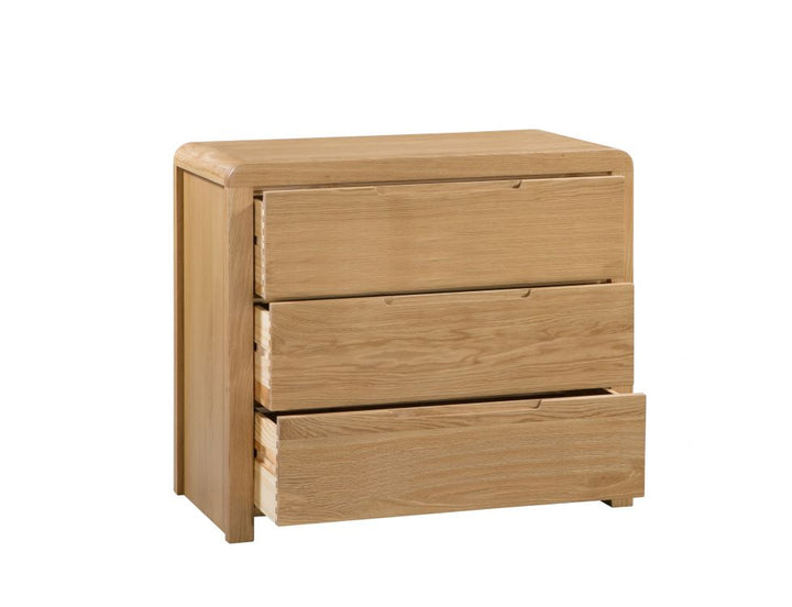 Curve 3 Drawer Chest - The Bed House