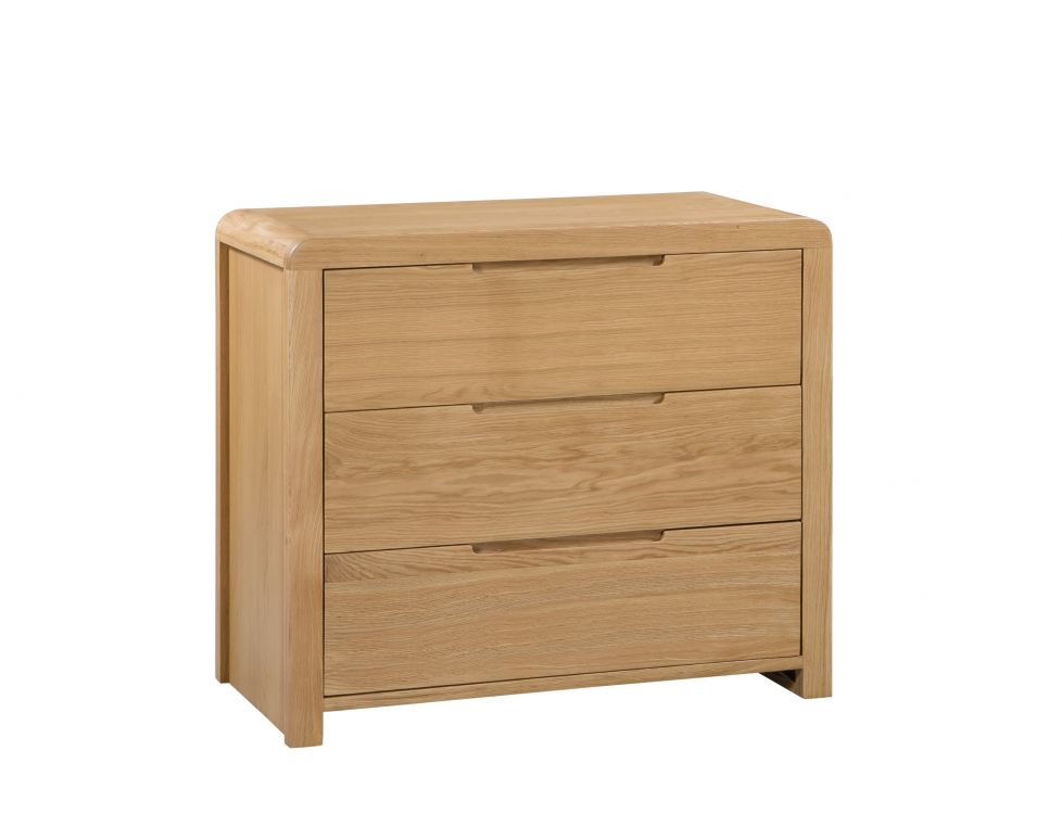 Curve 3 Drawer Chest - The Bed House