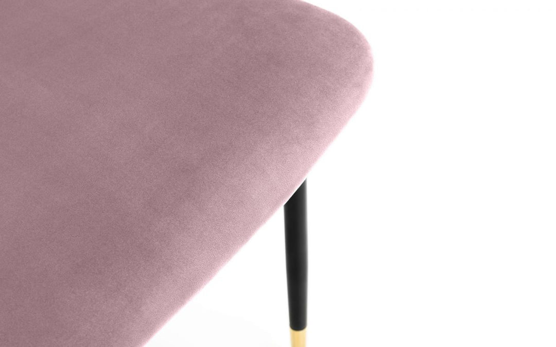 Delaunay Dining Chair - Dusky Pink - The Bed House