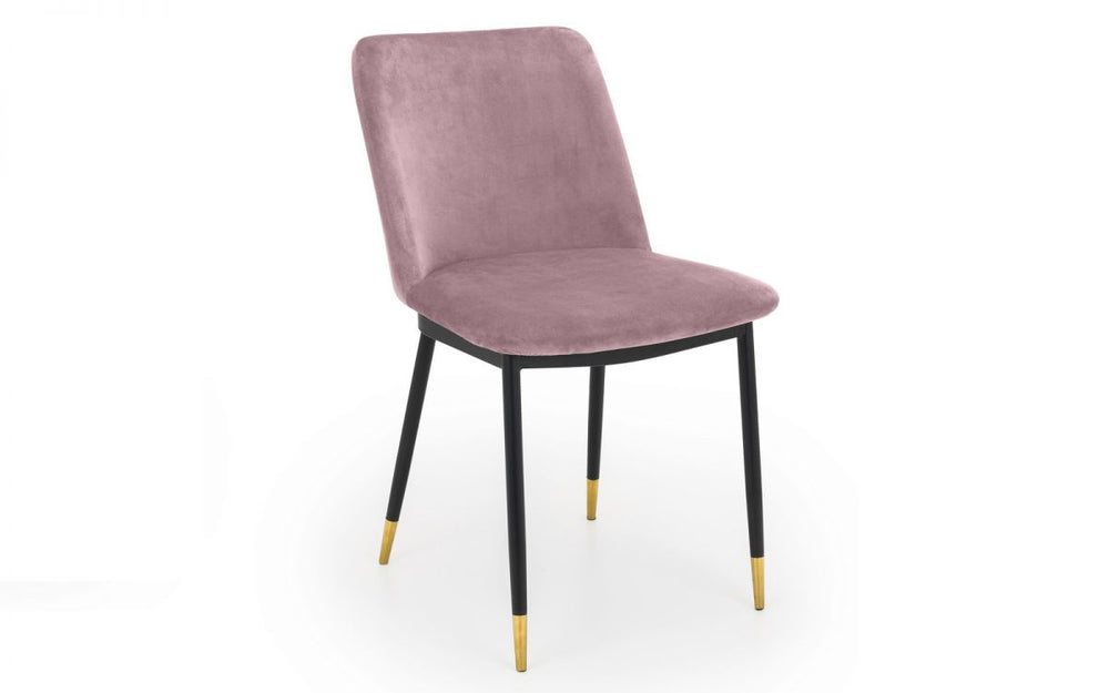 Delaunay Dining Chair - Dusky Pink - The Bed House