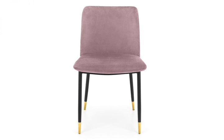 Delaunay Dining Chair - Dusky Pink - The Bed House