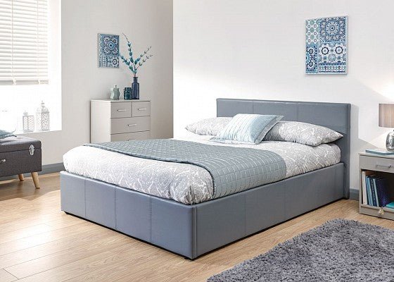 End Lift Ottoman - Grey - The Bed House