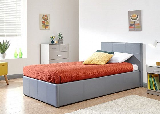 End Lift Ottoman - Grey - The Bed House