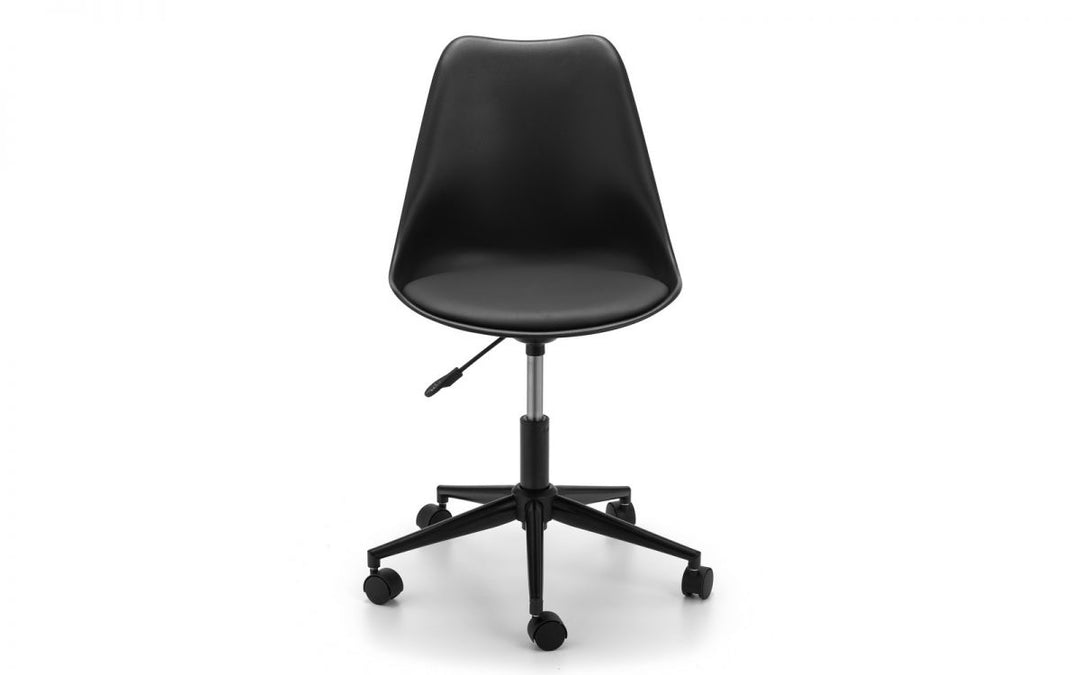 Erika Office Chair - Black - The Bed House