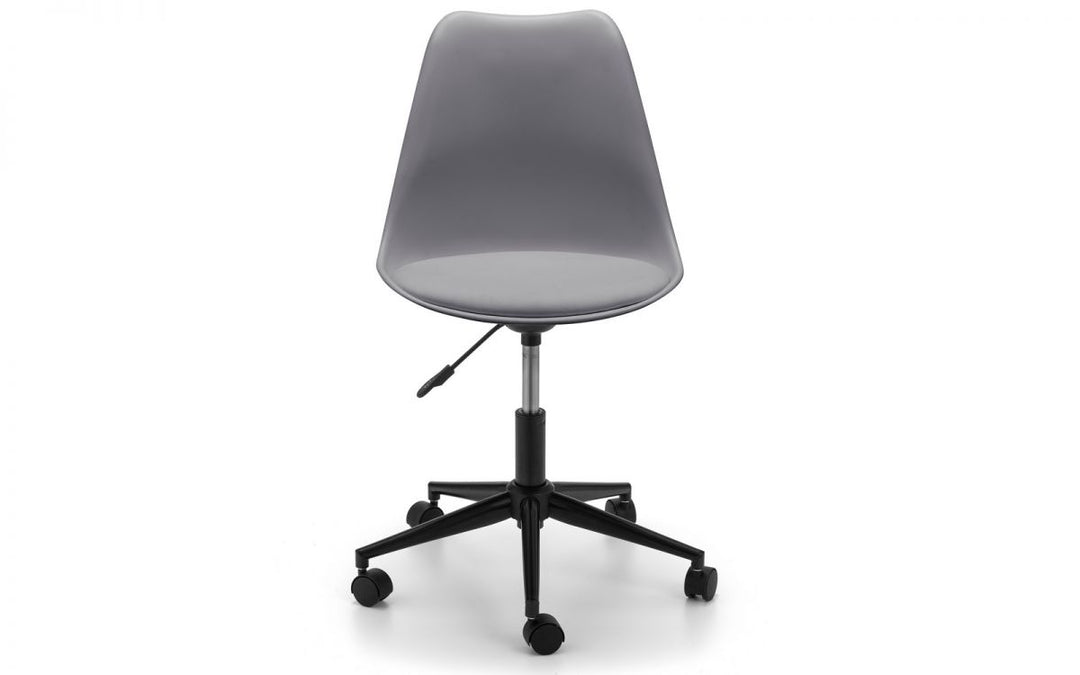 Erika Office Chair - Grey - The Bed House