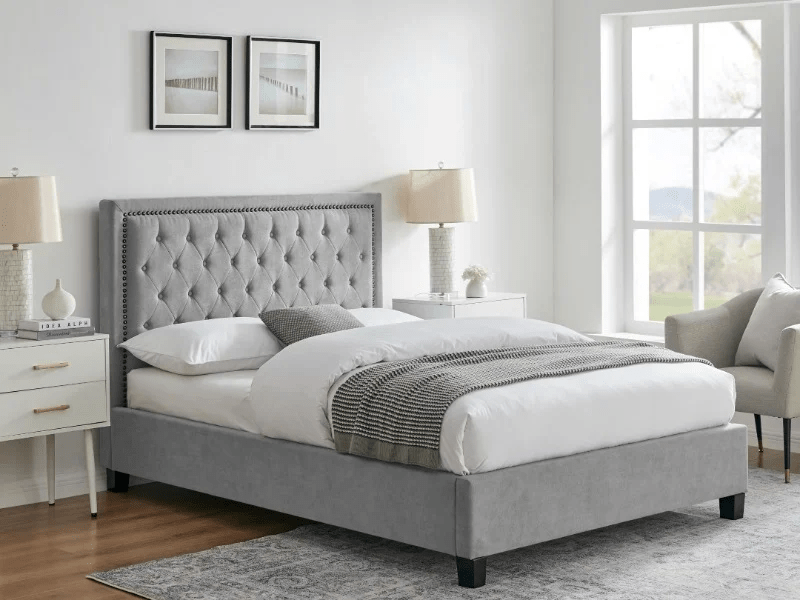 Evie Fabric Bed Frame - The Bed House