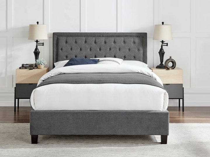 Evie Fabric Bed Frame - The Bed House