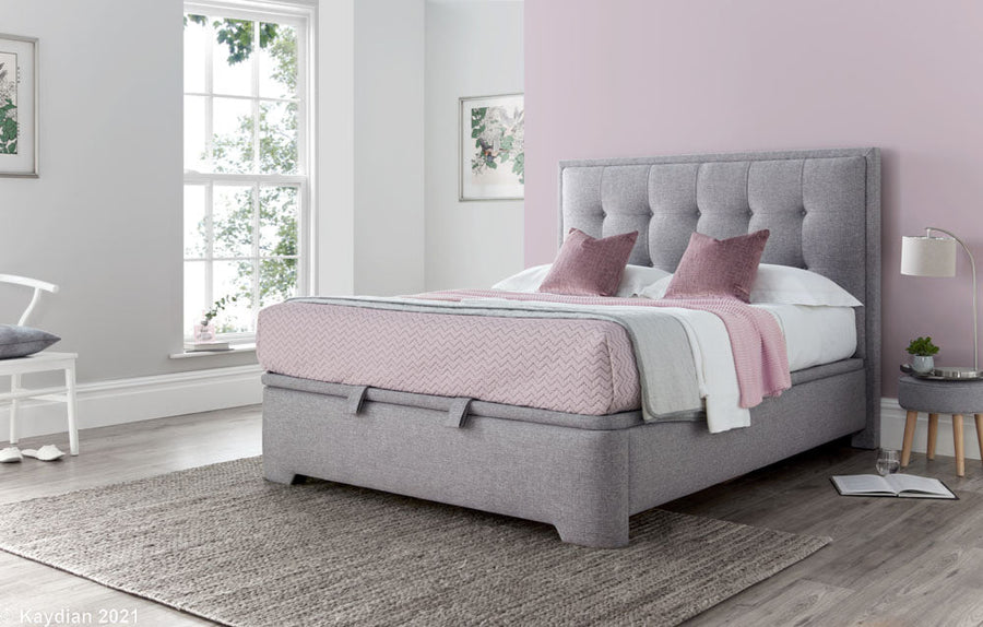 Falstone Storage Bed - Grey - The Bed House