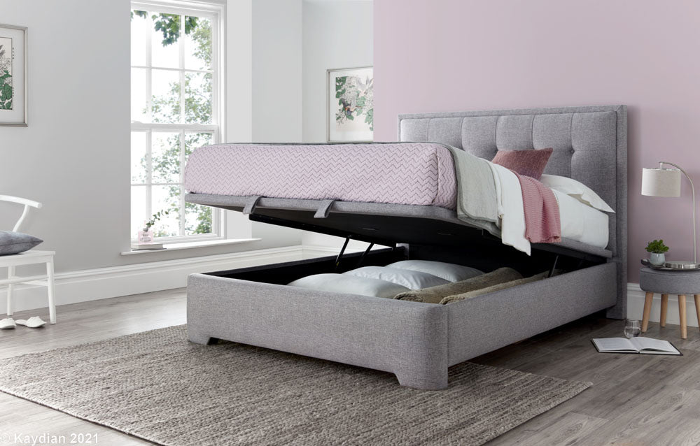 Falstone Storage Bed - Grey - The Bed House