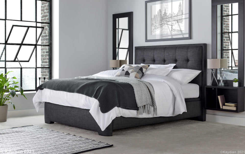 Falstone Storage Bed - Slate - The Bed House