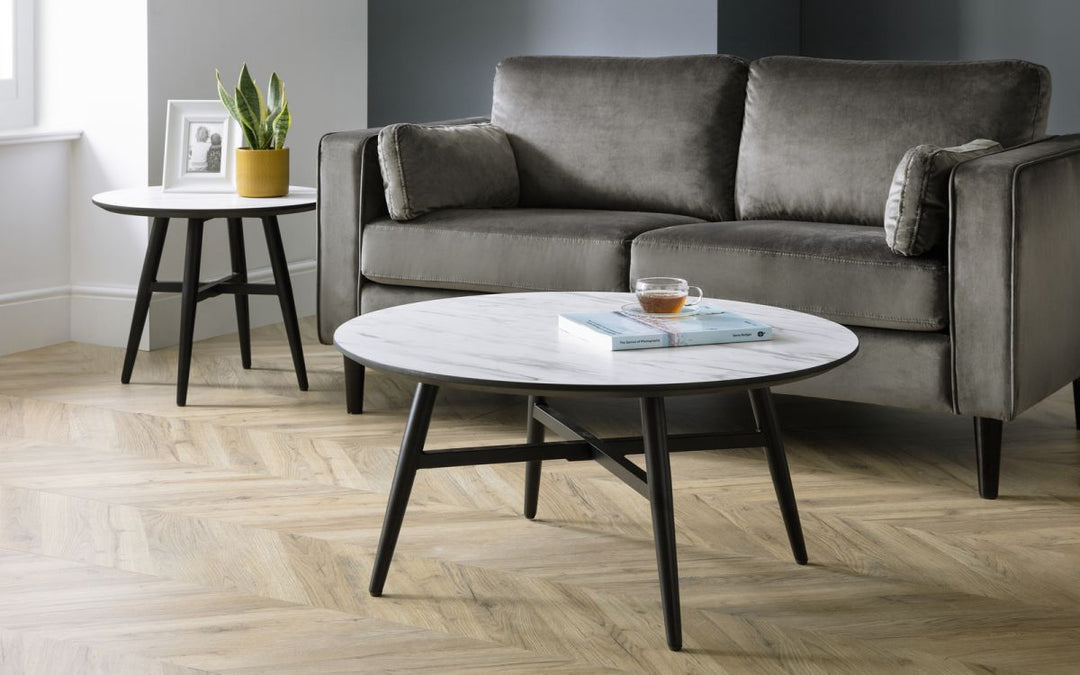 Firenze Marble Effect Coffee Table - The Bed House