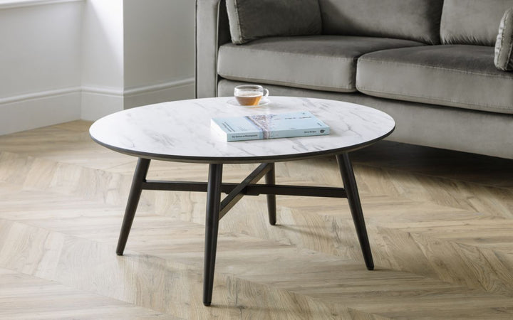 Firenze Marble Effect Coffee Table - The Bed House