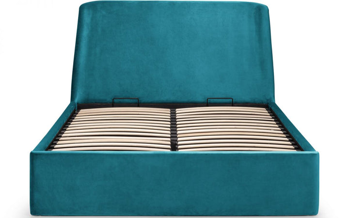 Frida Storage Ottoman Bed - Teal - The Bed House