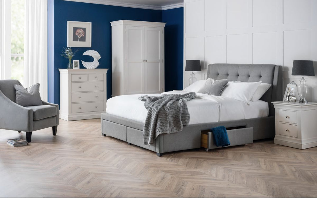 Fullerton 4 Drawer Bed - Grey - The Bed House