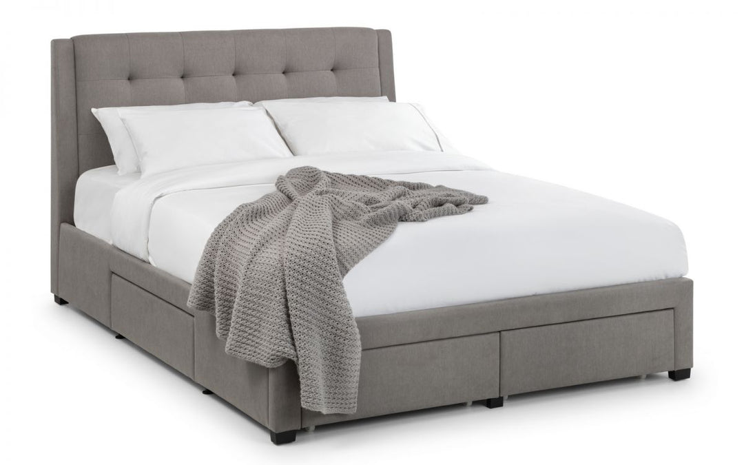 Fullerton 4 Drawer Bed - Grey - The Bed House